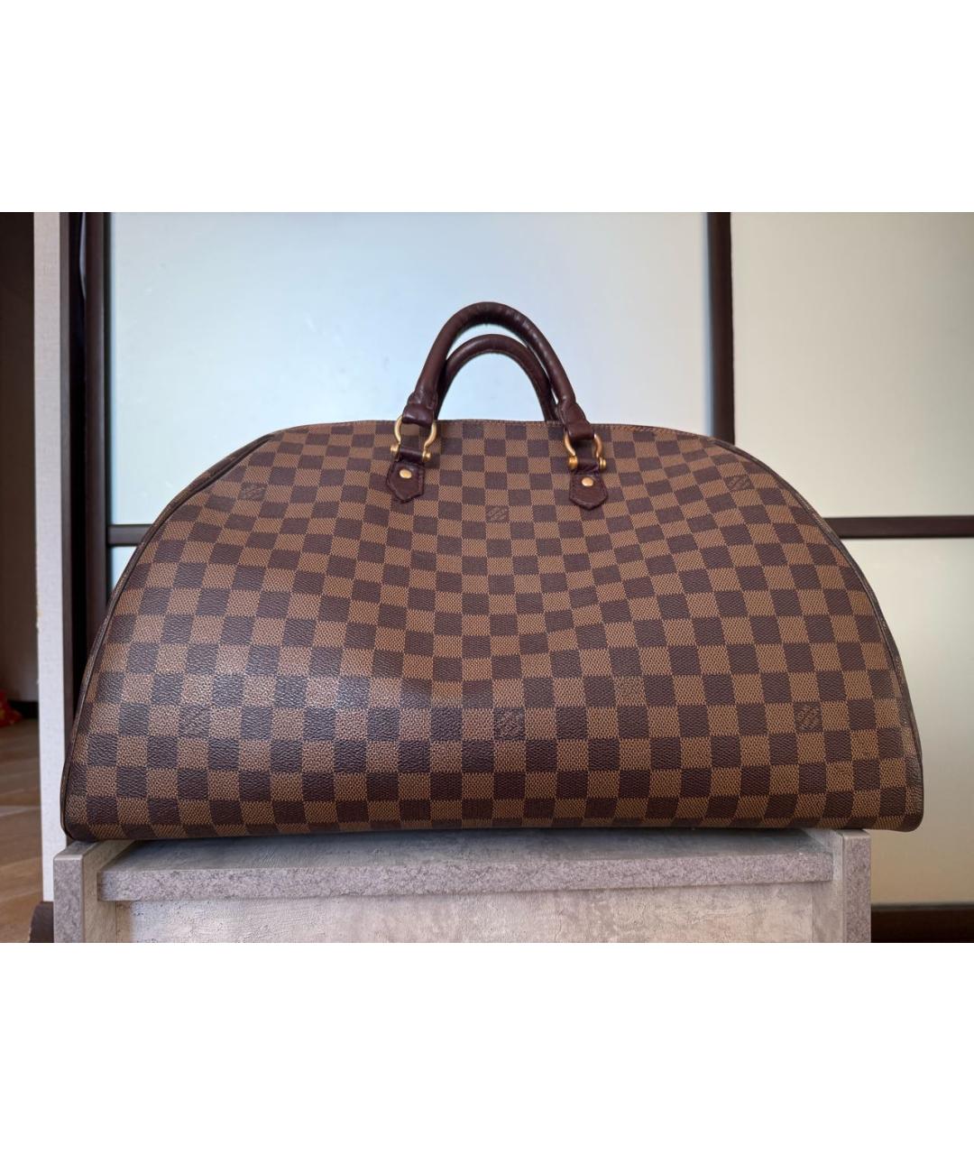LOUIS VUITTON Коричневая дорожная/спортивная сумка, фото 9