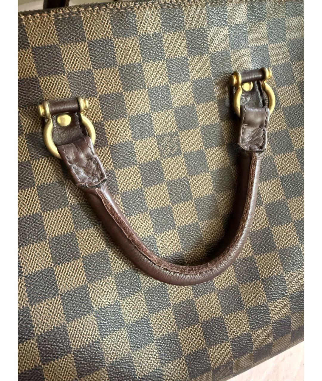 LOUIS VUITTON Коричневая дорожная/спортивная сумка, фото 8