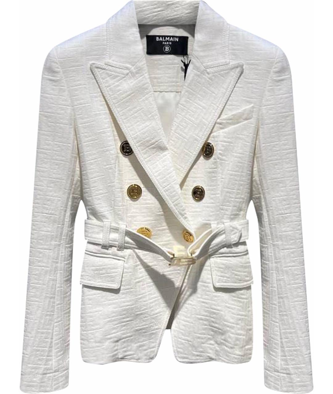BALMAIN Белый жакет/пиджак, фото 1