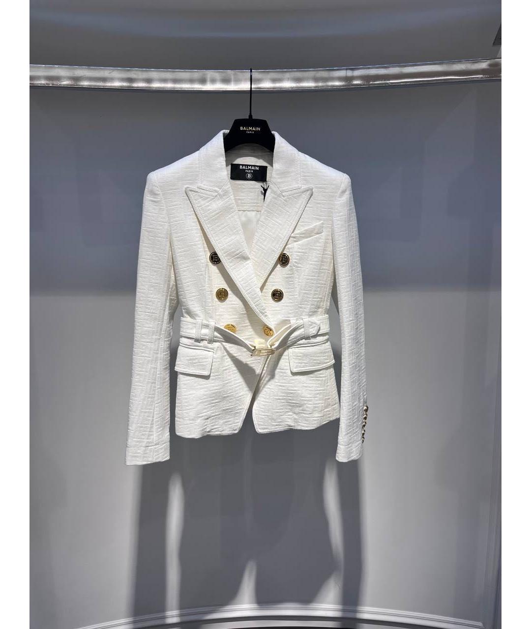 BALMAIN Белый жакет/пиджак, фото 3