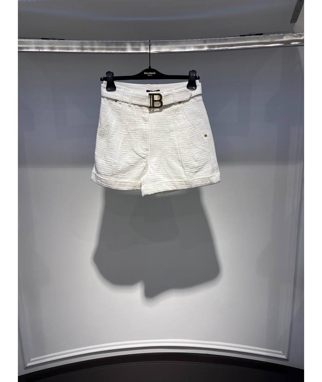 BALMAIN Белые шорты, фото 3
