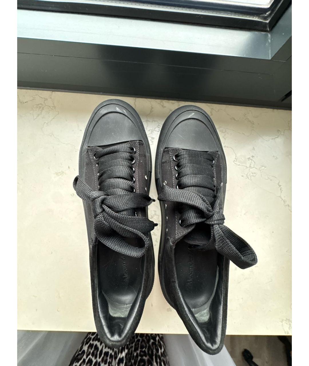 ALEXANDER MCQUEEN Черные резиновые кеды, фото 3