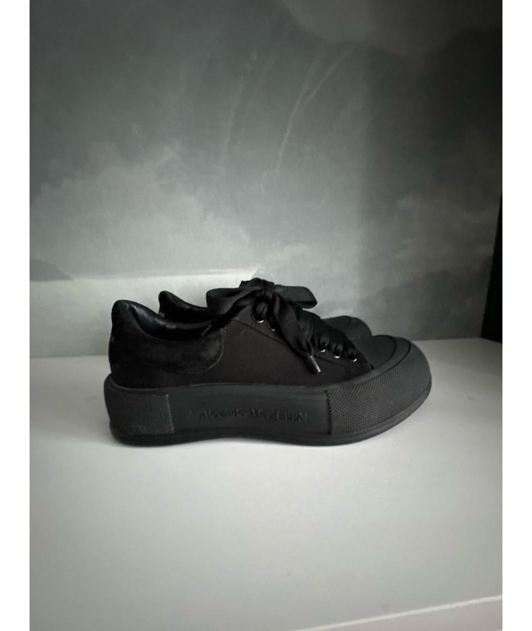 ALEXANDER MCQUEEN Черные резиновые кеды, фото 7