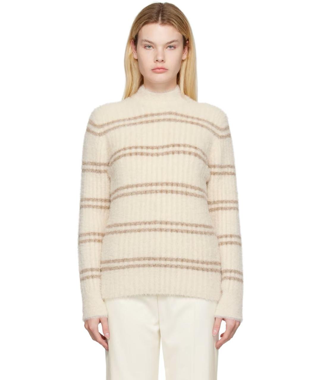 JACQUEMUS Бежевый полиамидовый джемпер / свитер, фото 2