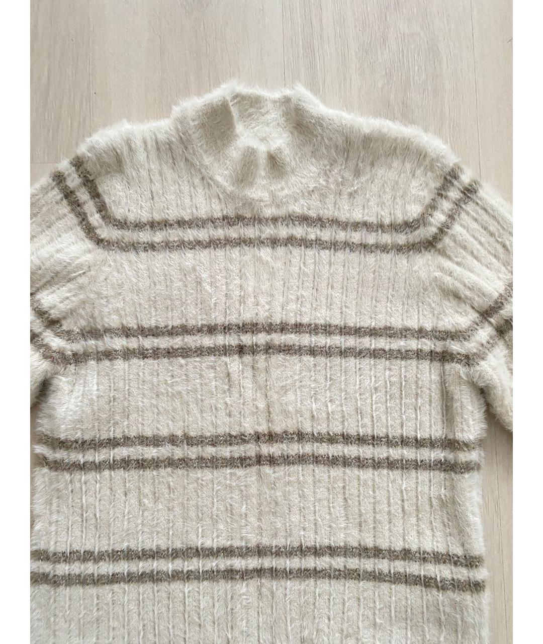 JACQUEMUS Бежевый полиамидовый джемпер / свитер, фото 3