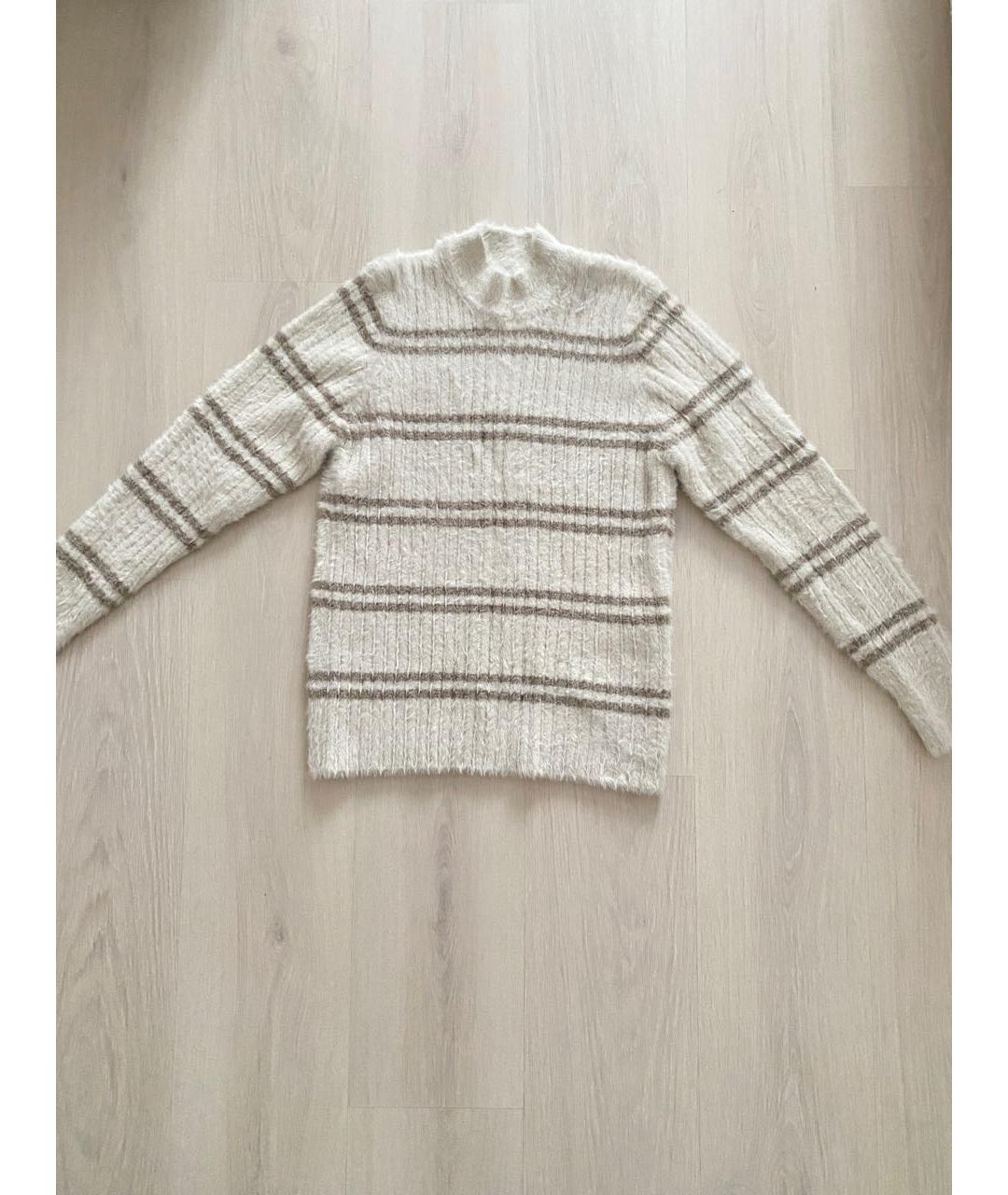 JACQUEMUS Бежевый полиамидовый джемпер / свитер, фото 7