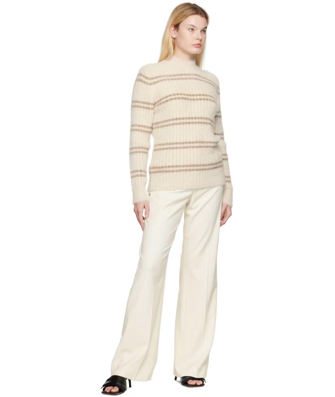 JACQUEMUS Бежевый полиамидовый джемпер / свитер, фото 5