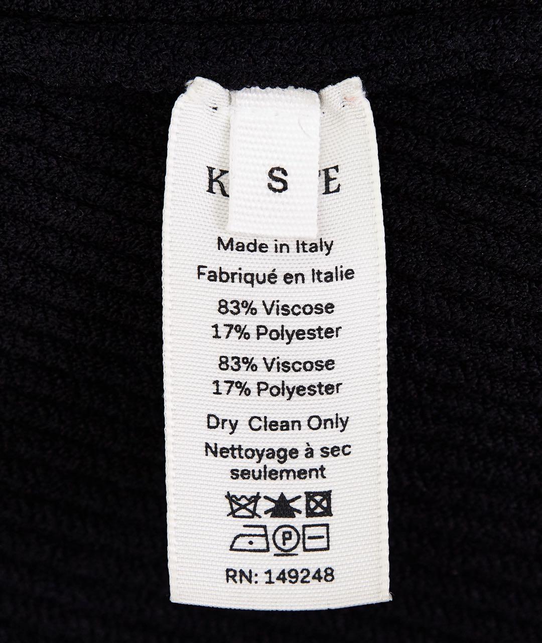 KHAITE Черная вискозная майка, фото 5