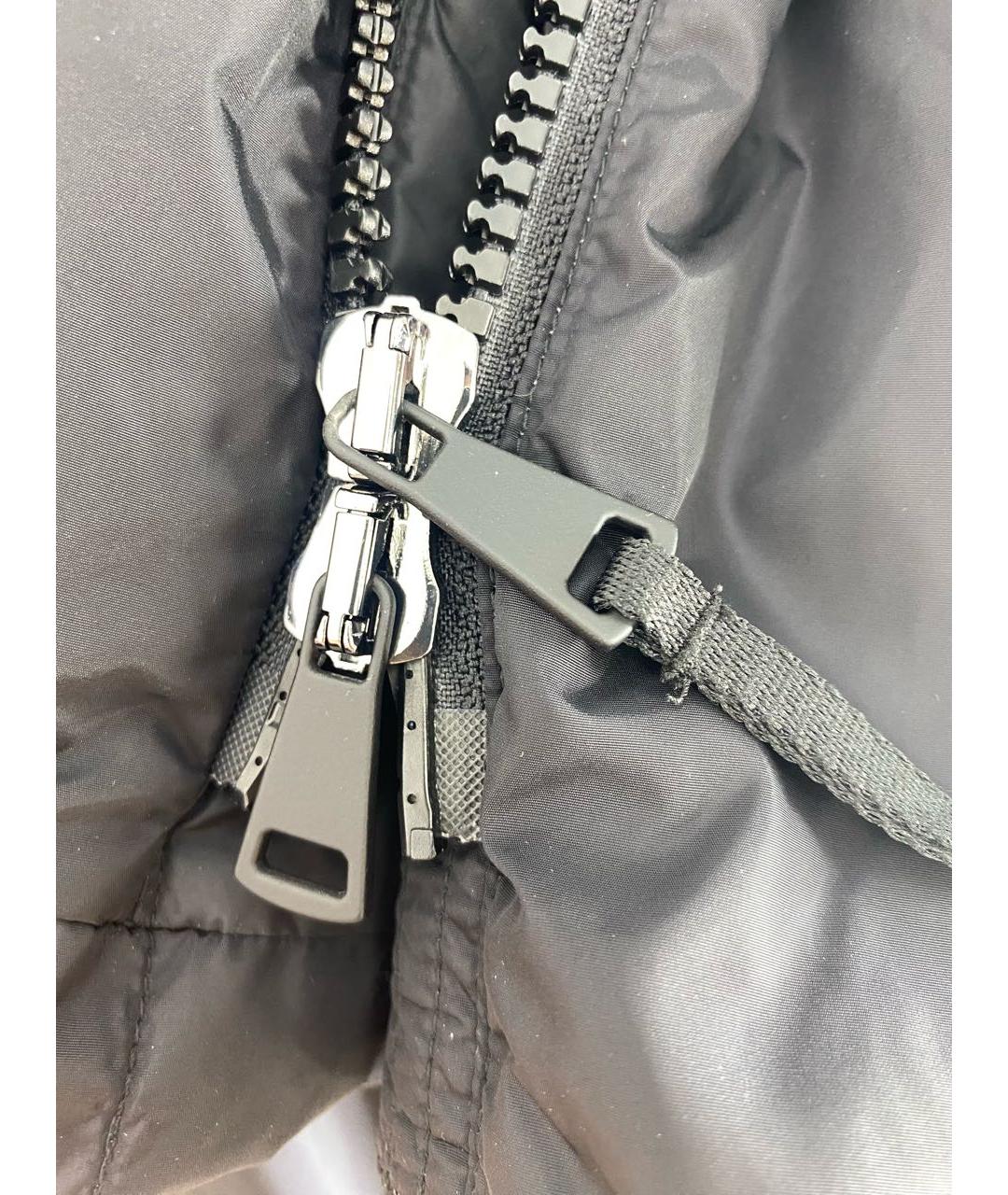 WEEKEND MAX MARA Черный полиамидовый пуховик, фото 7