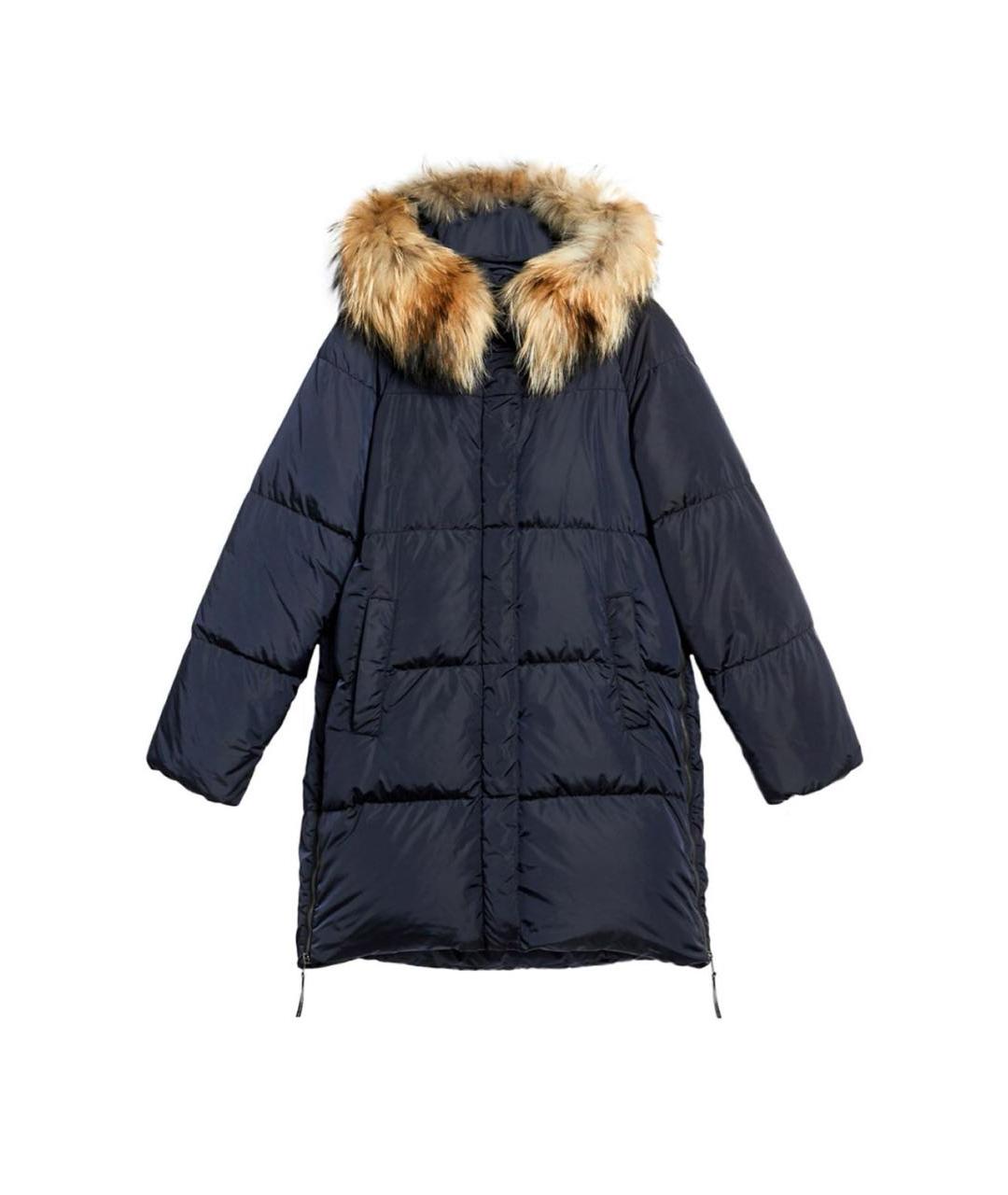 WEEKEND MAX MARA Черный полиамидовый пуховик, фото 1