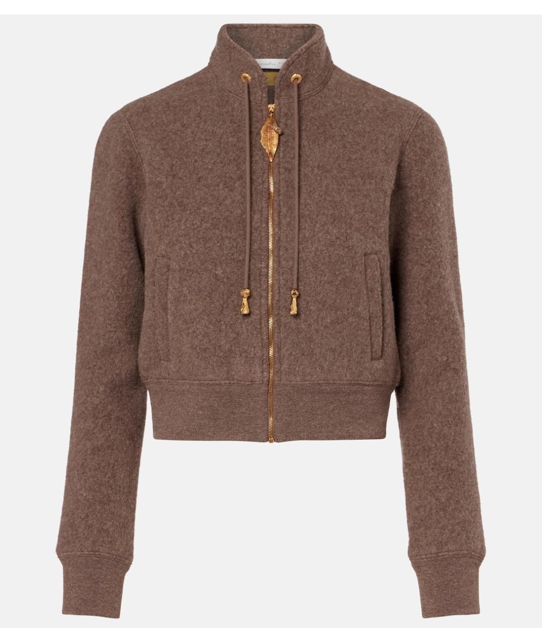 SCHIAPARELLI Коричневый шерстяной кардиган, фото 4