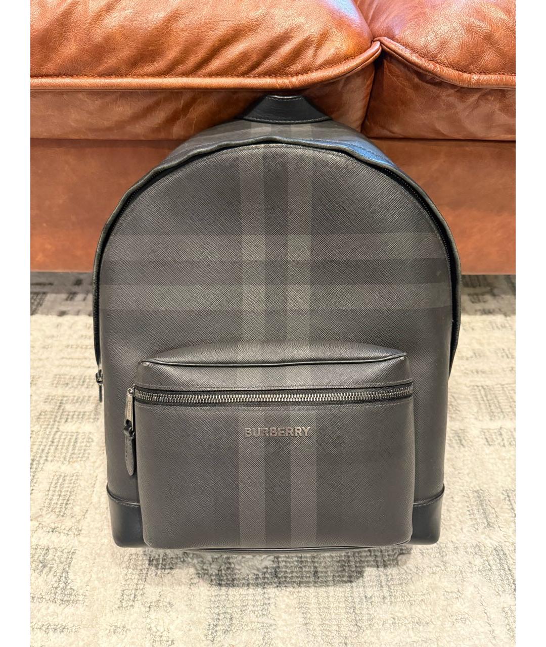 BURBERRY Антрацитовый рюкзак, фото 5