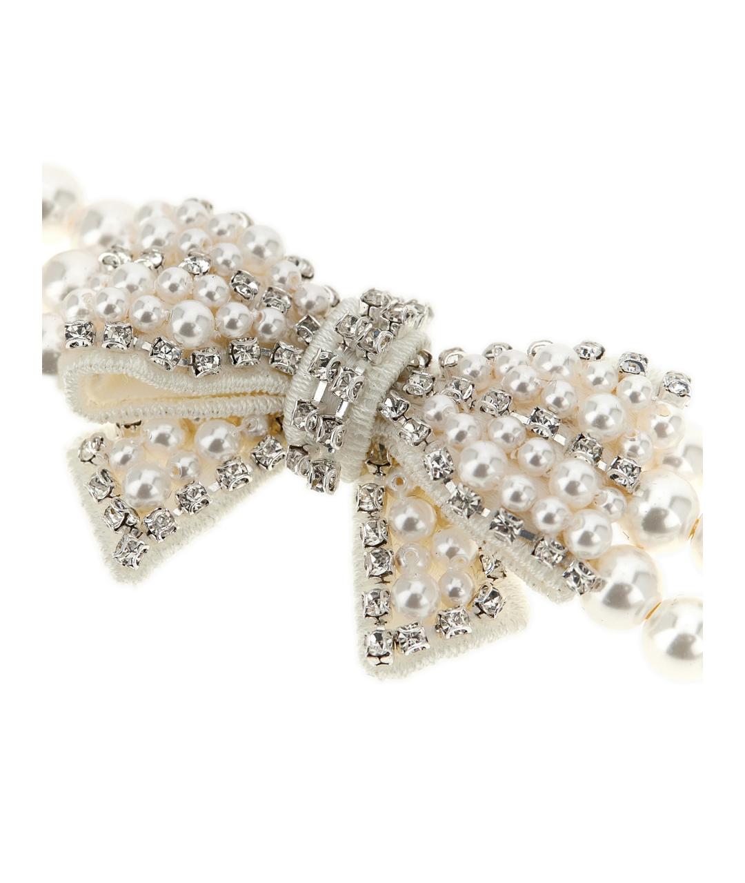 SELF-PORTRAIT Белый металлический чокер, фото 2