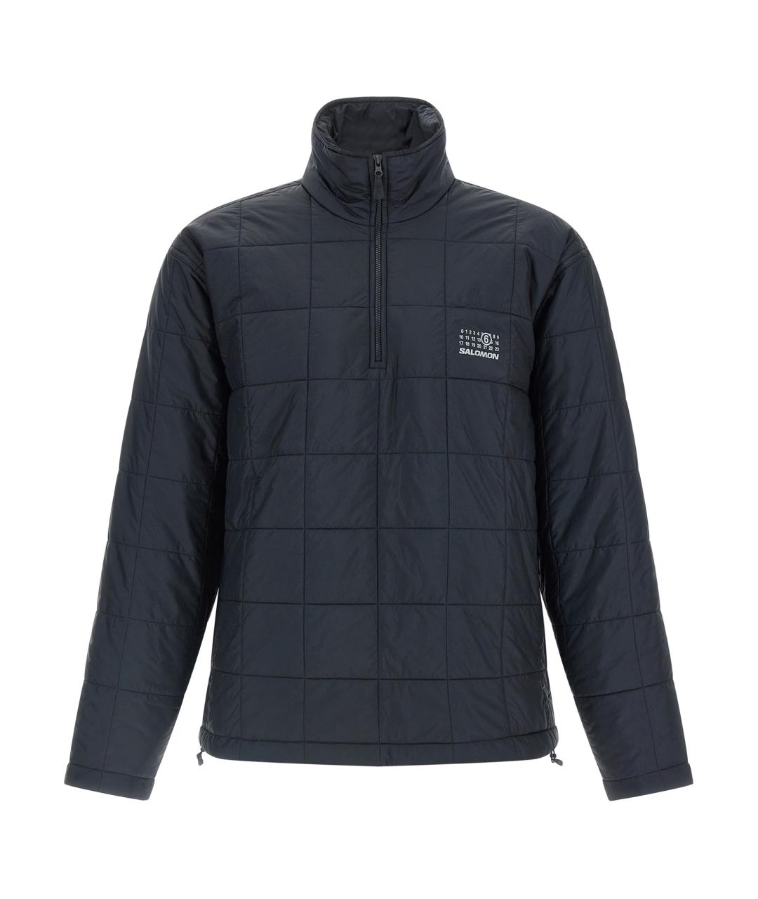 MM6 MAISON MARGIELA Черная полиамидовая куртка, фото 1