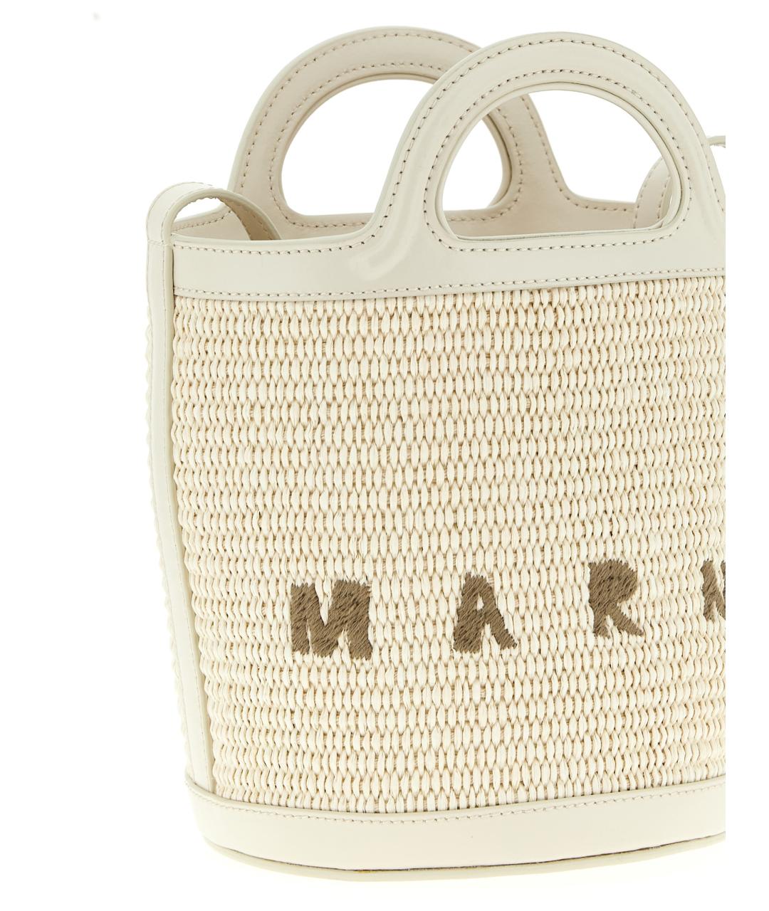 MARNI Белая сумка тоут, фото 3