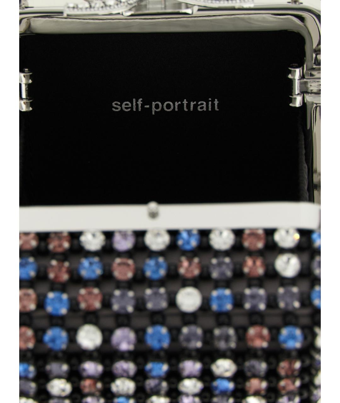 SELF-PORTRAIT Мульти синтетическая сумка с короткими ручками, фото 4