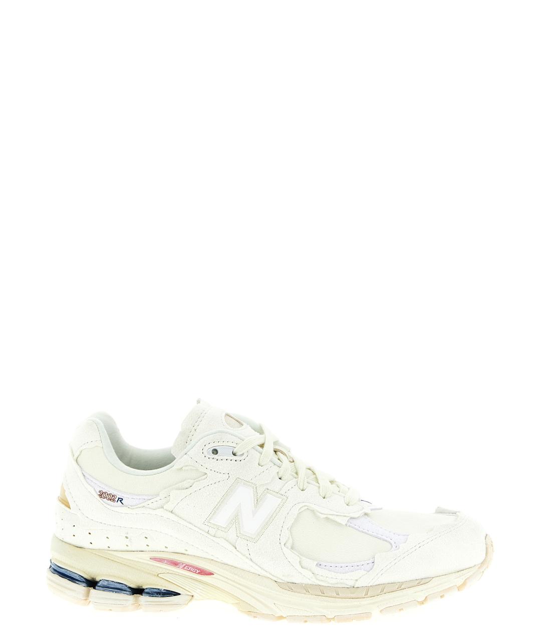 NEW BALANCE Белые кожаные низкие кроссовки / кеды, фото 1