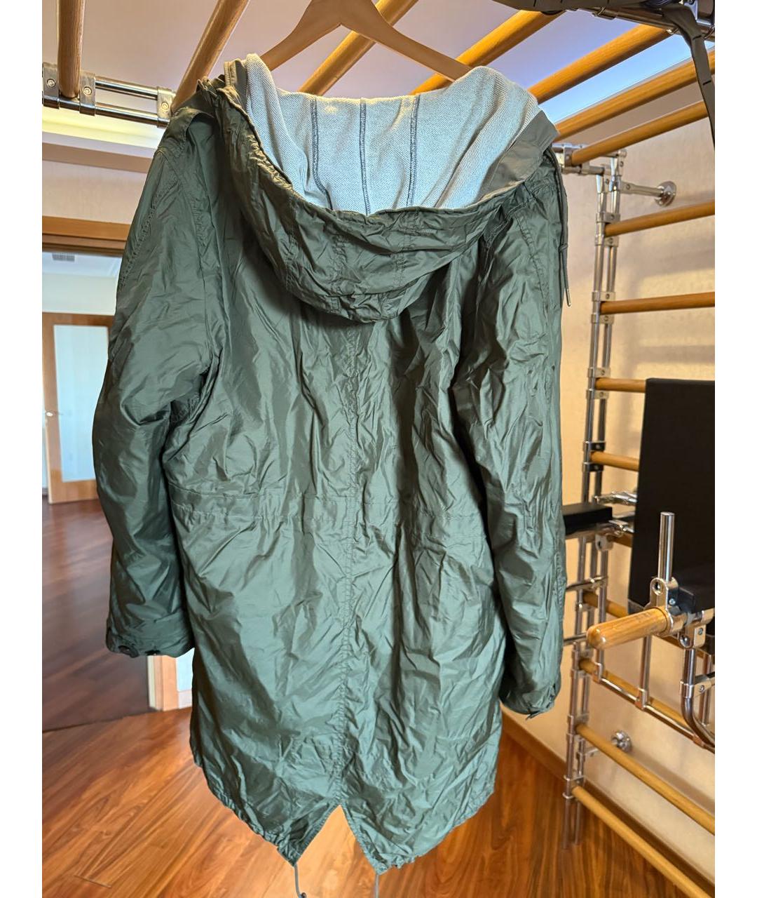 BURBERRY Хаки полиамидовый тренч / плащ, фото 2