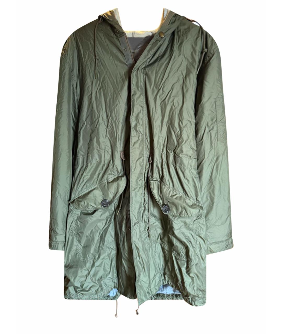 BURBERRY Хаки полиамидовый тренч / плащ, фото 1