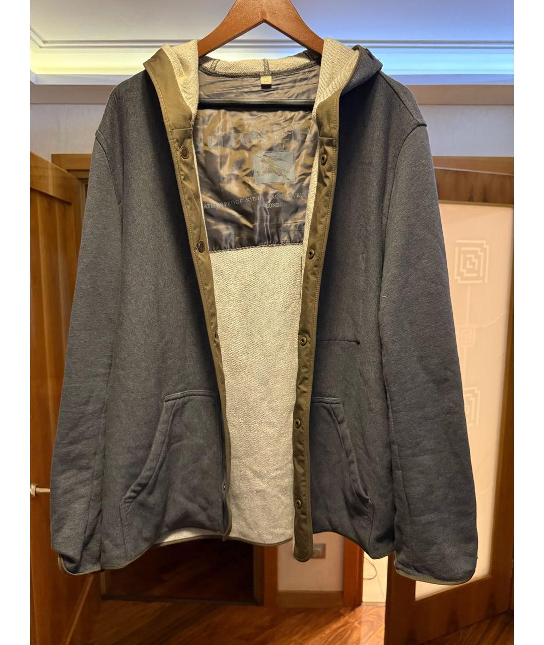 BURBERRY Хаки полиамидовый тренч / плащ, фото 5