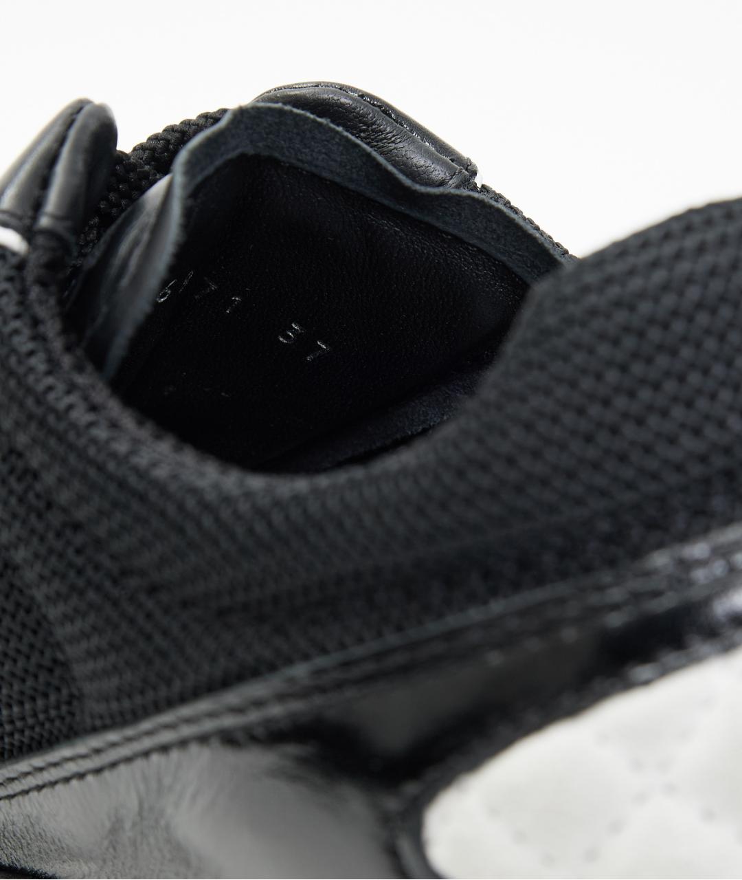 CHANEL Черные текстильные кроссовки, фото 7