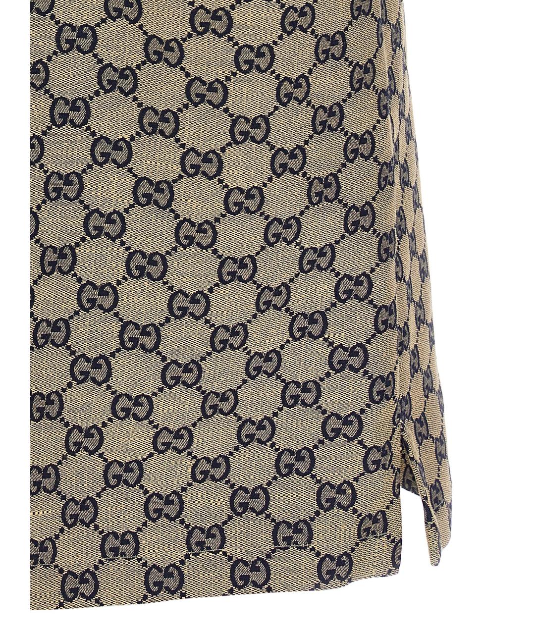 GUCCI Мульти льняная кэжуал рубашка, фото 4