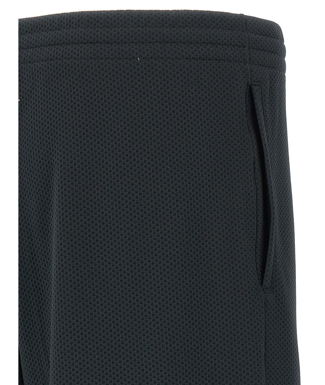 MM6 MAISON MARGIELA Черные полиэстеровые повседневные брюки, фото 4