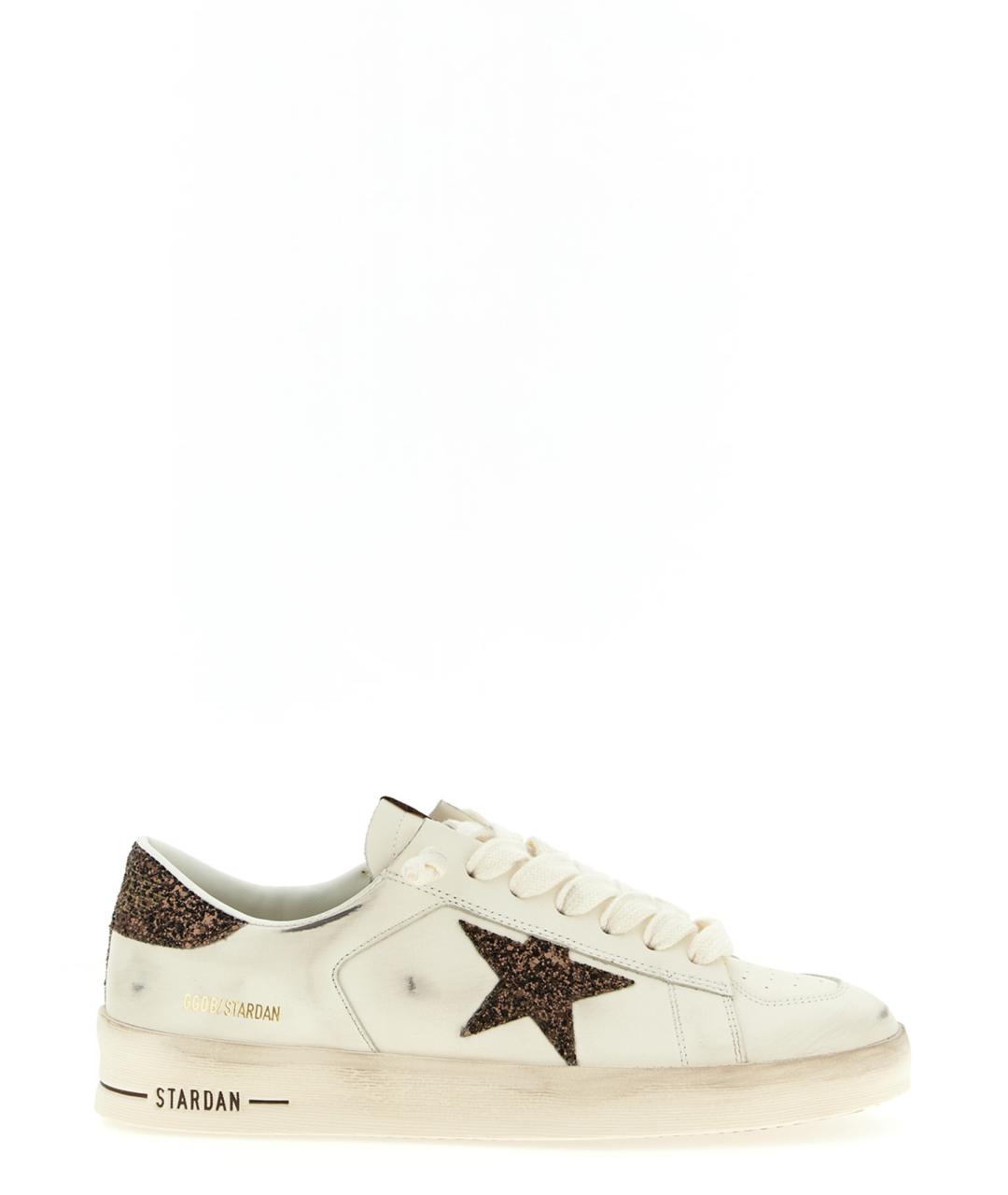 GOLDEN GOOSE DELUXE BRAND Белые кожаные кроссовки, фото 1
