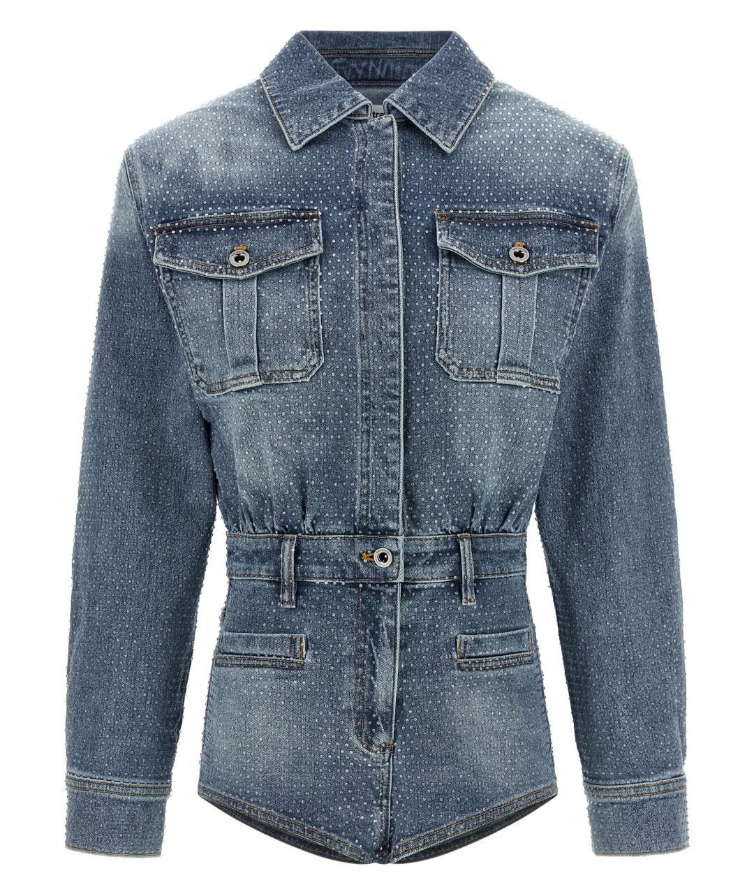 SELF-PORTRAIT Синий хлопковый комбинезон, фото 1