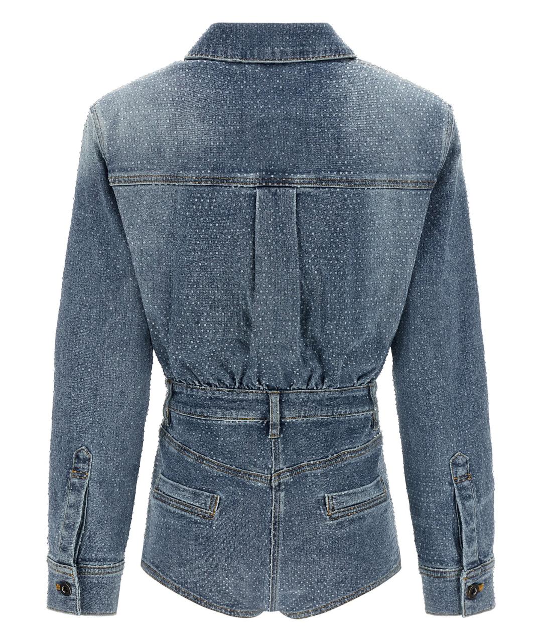 SELF-PORTRAIT Синий хлопковый комбинезон, фото 2