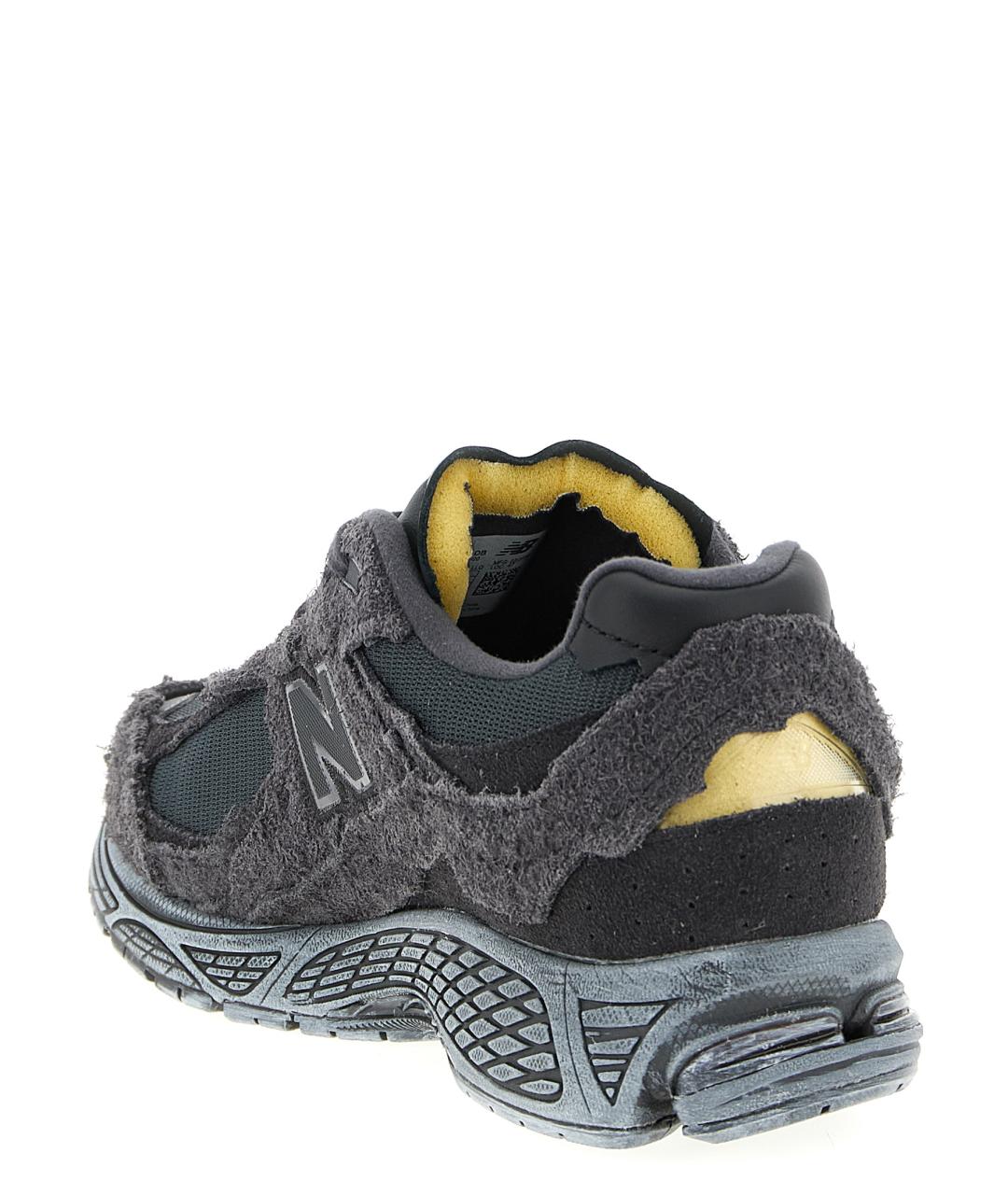 NEW BALANCE Серые кожаные низкие кроссовки / кеды, фото 3