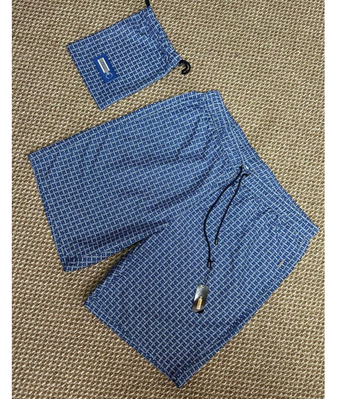 ZILLI Синие шорты, фото 3