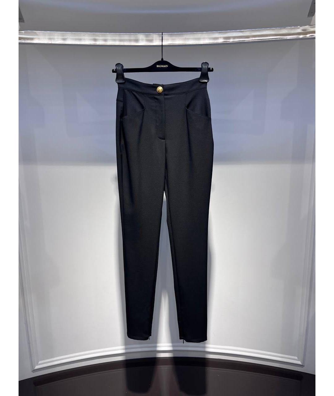 BALMAIN Черные брюки узкие, фото 3