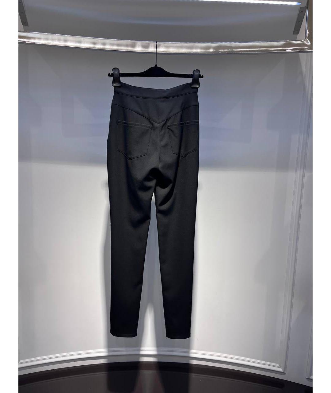 BALMAIN Черные брюки узкие, фото 2