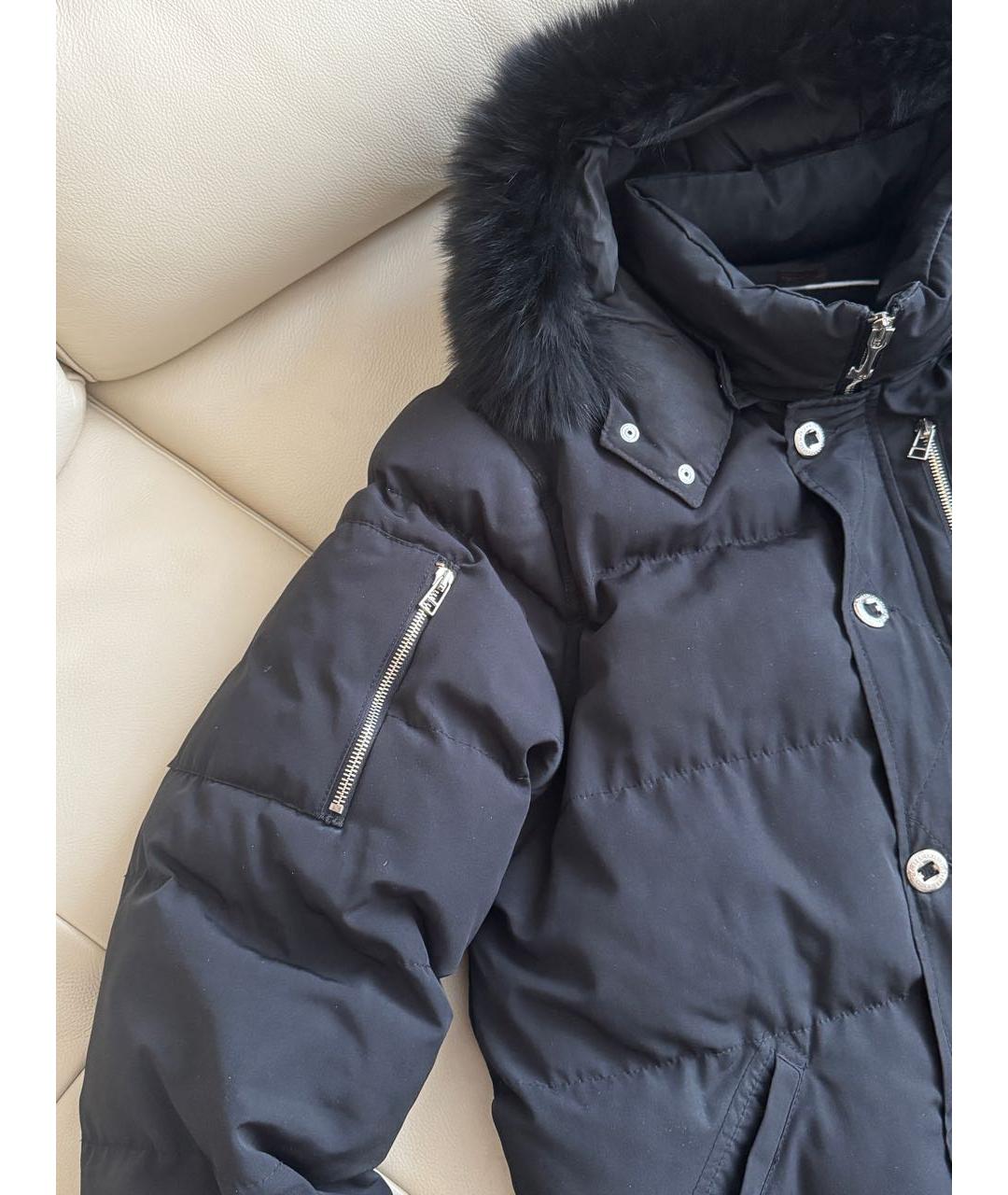 MOOSE KNUCKLES Черный хлопковый пуховик, фото 6