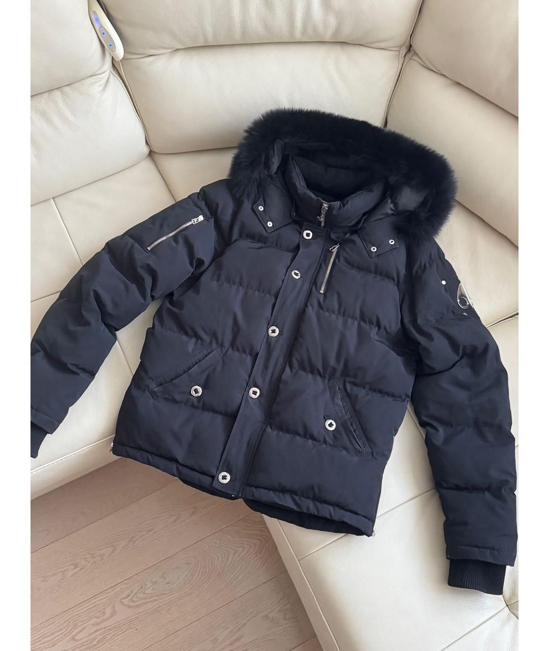 MOOSE KNUCKLES Черный хлопковый пуховик, фото 3