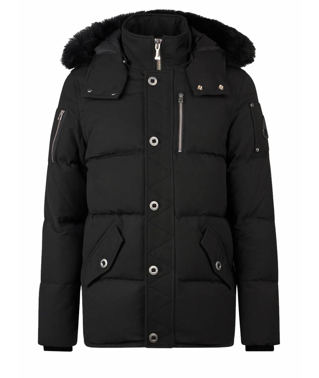 MOOSE KNUCKLES Черный хлопковый пуховик, фото 1