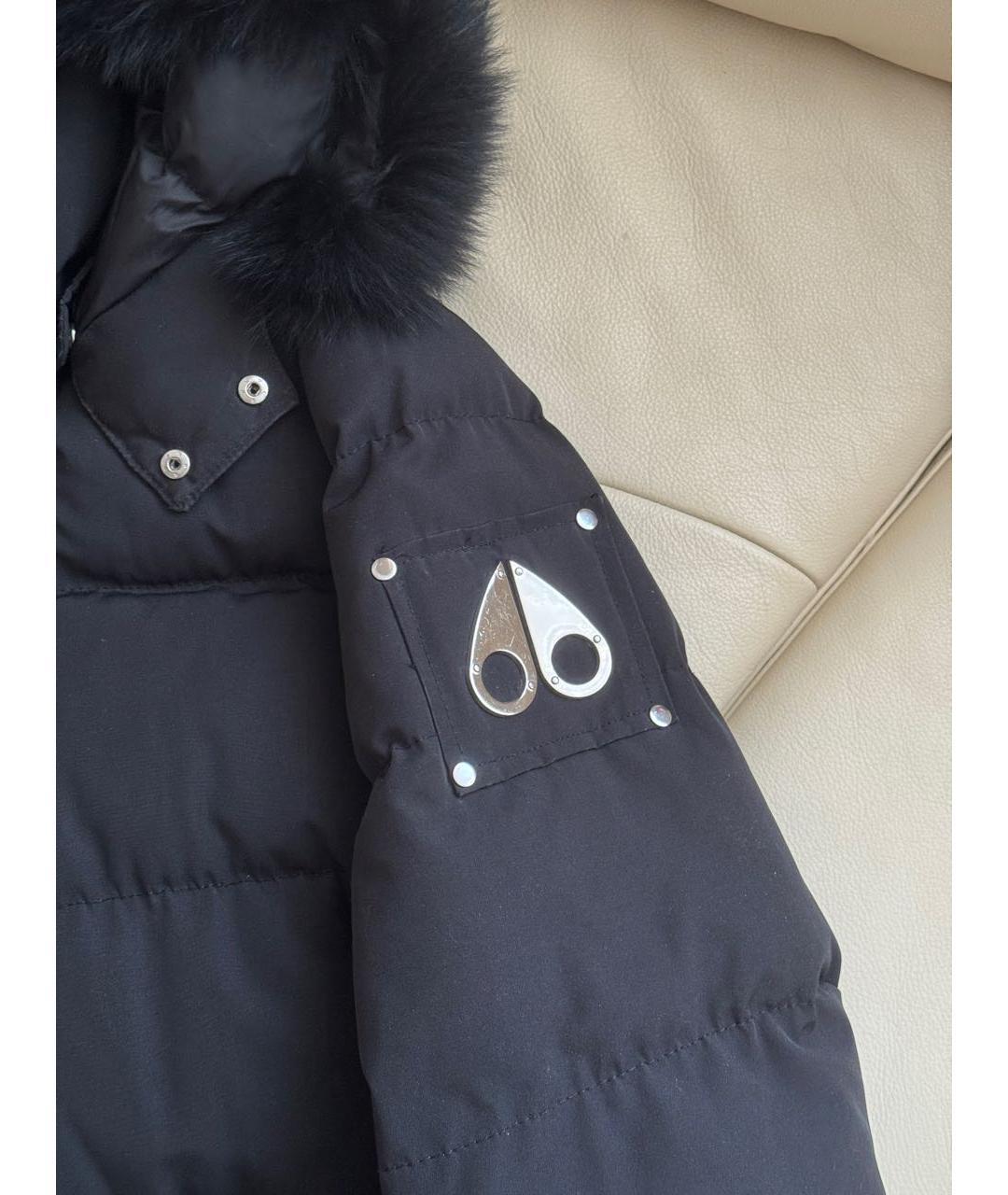 MOOSE KNUCKLES Черный хлопковый пуховик, фото 7