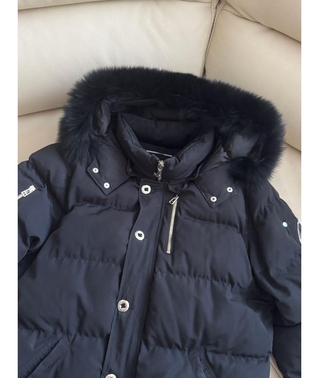 MOOSE KNUCKLES Черный хлопковый пуховик, фото 4