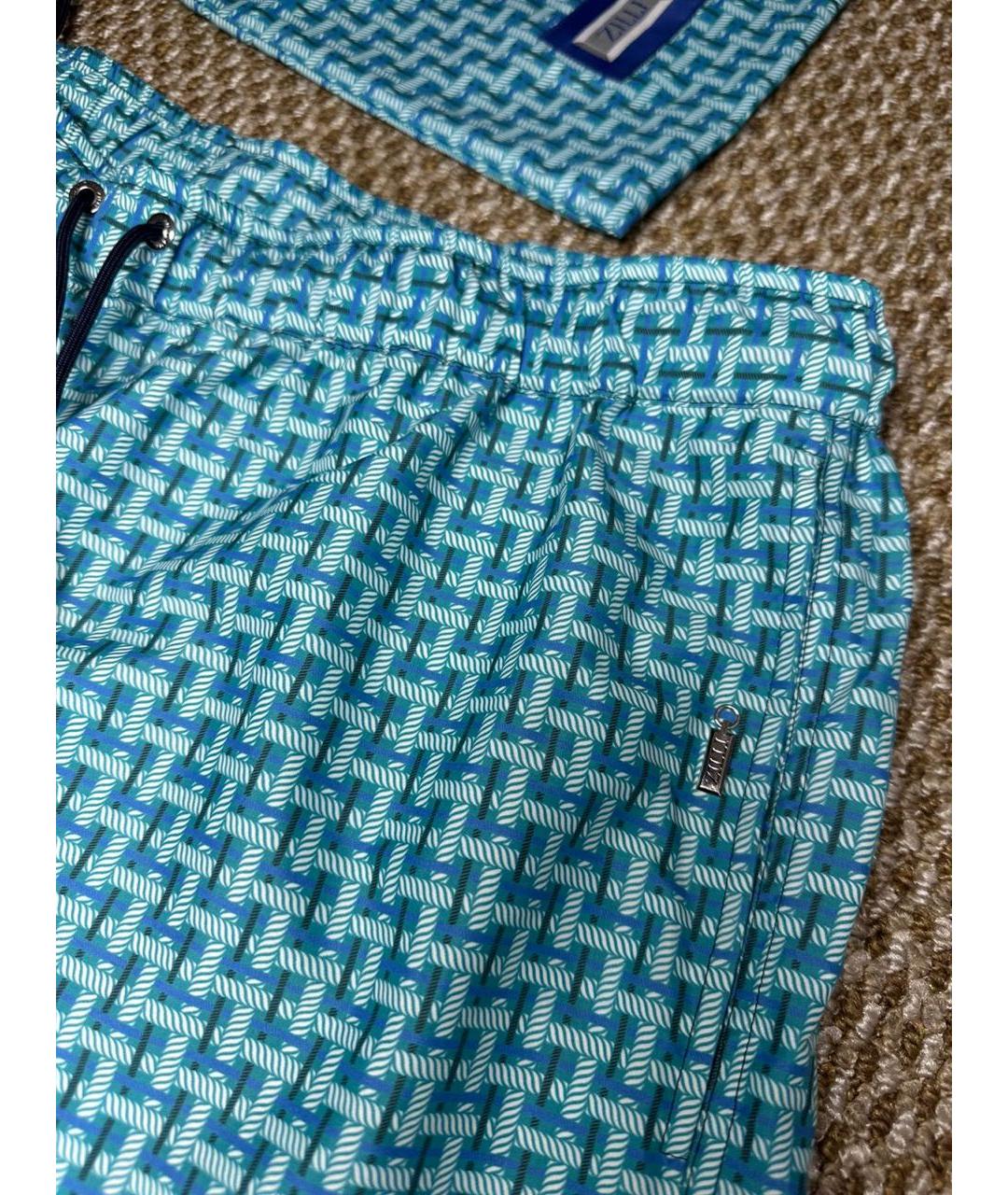 ZILLI Голубые плавки, фото 6