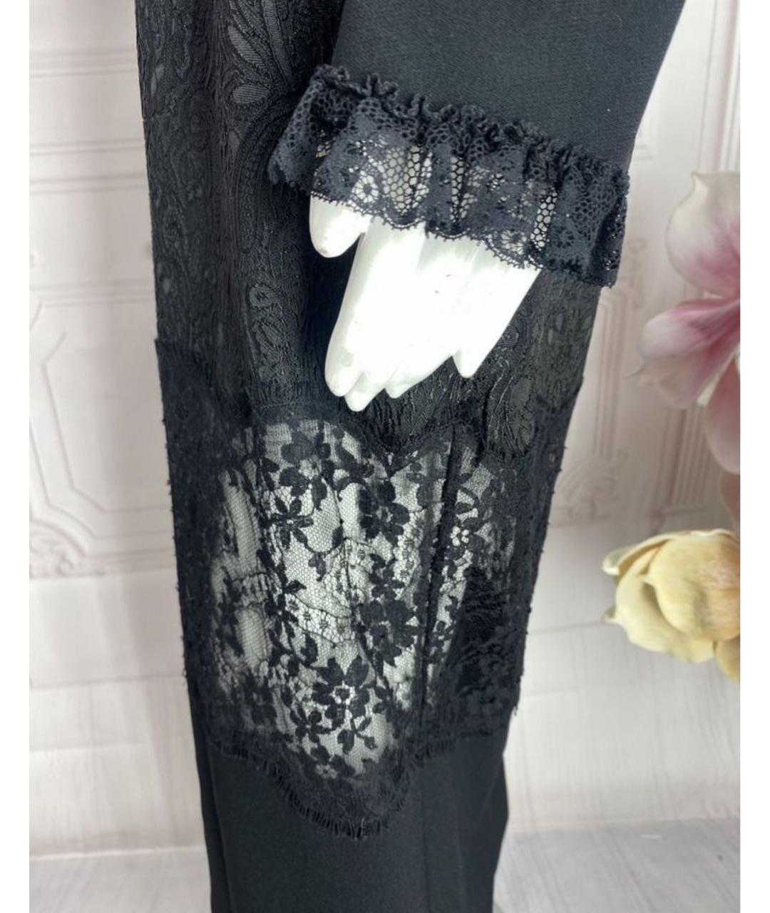 DOLCE&GABBANA Черное полиамидовое вечернее платье, фото 7