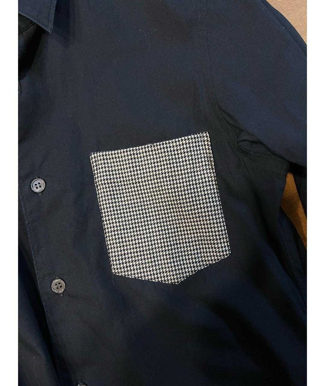 COMME DES GARÇONS SHIRT Темно-синяя хлопковая рубашка, фото 3