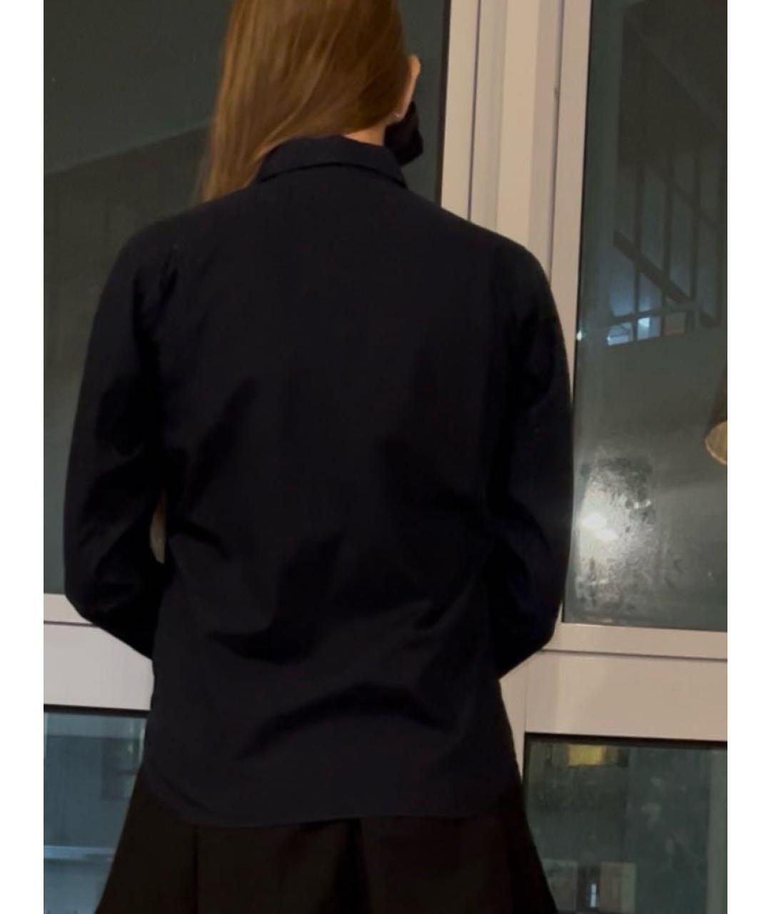 COMME DES GARÇONS SHIRT Темно-синяя хлопковая рубашка, фото 4