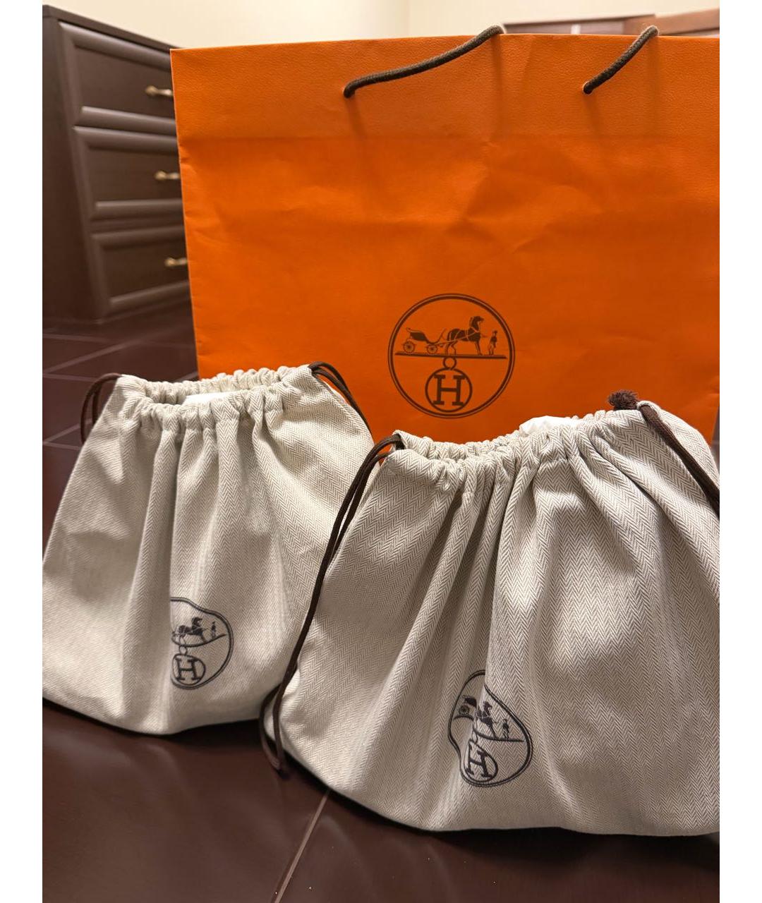 HERMES Черные кожаные ботильоны, фото 6