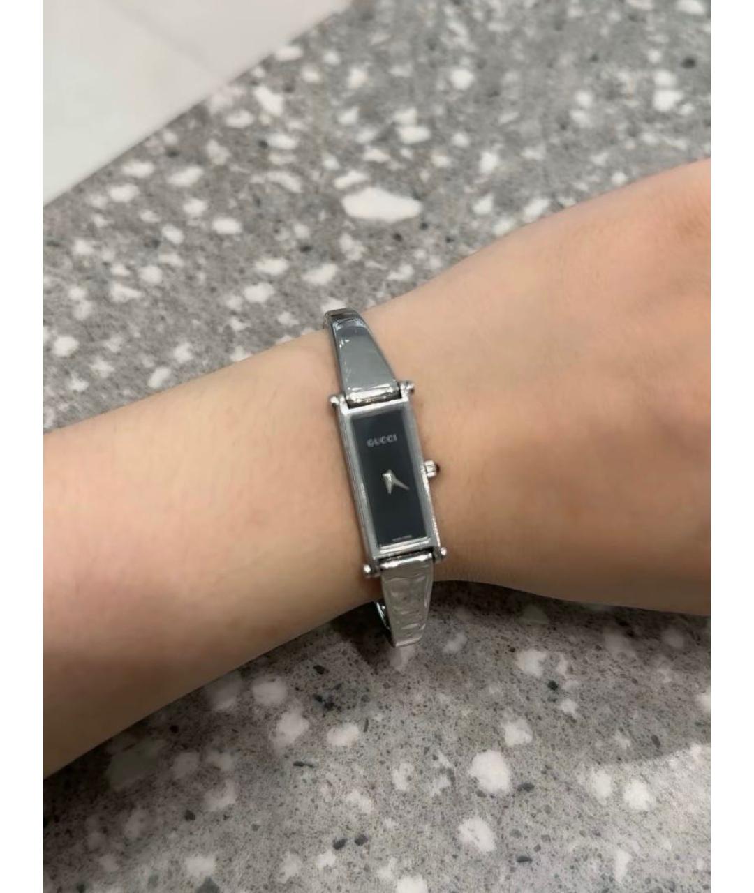 GUCCI Серебряные часы, фото 2