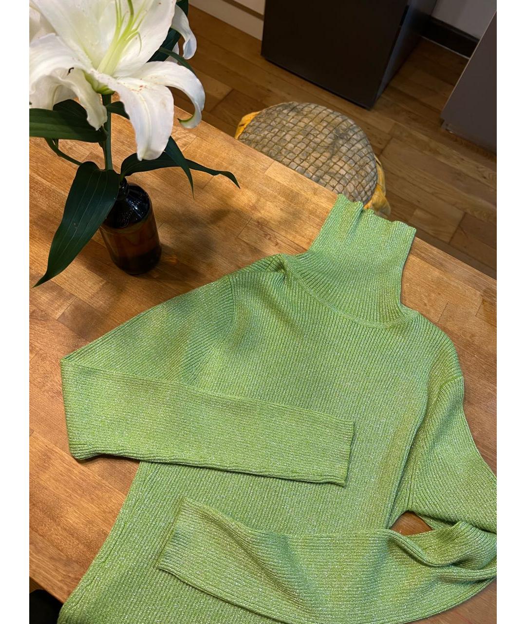 ARMANI EXCHANGE Зеленая хлопковая водолазка, фото 2