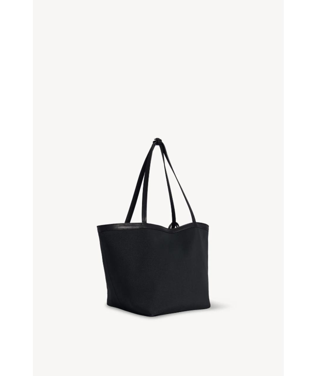 THE ROW Черная тканевая сумка тоут, фото 2