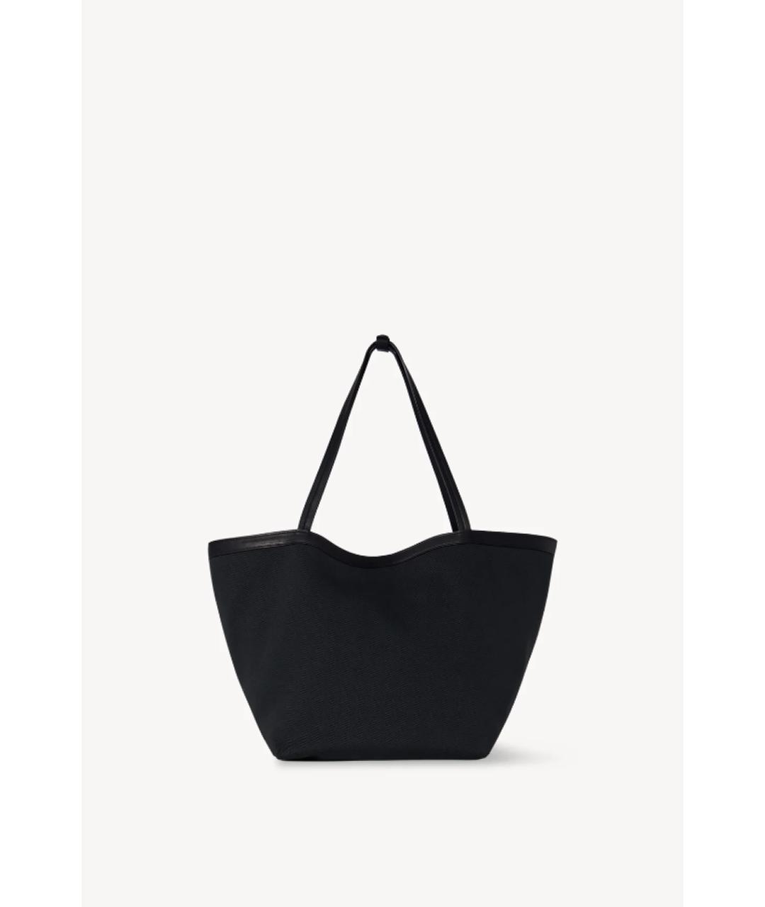 THE ROW Черная тканевая сумка тоут, фото 6