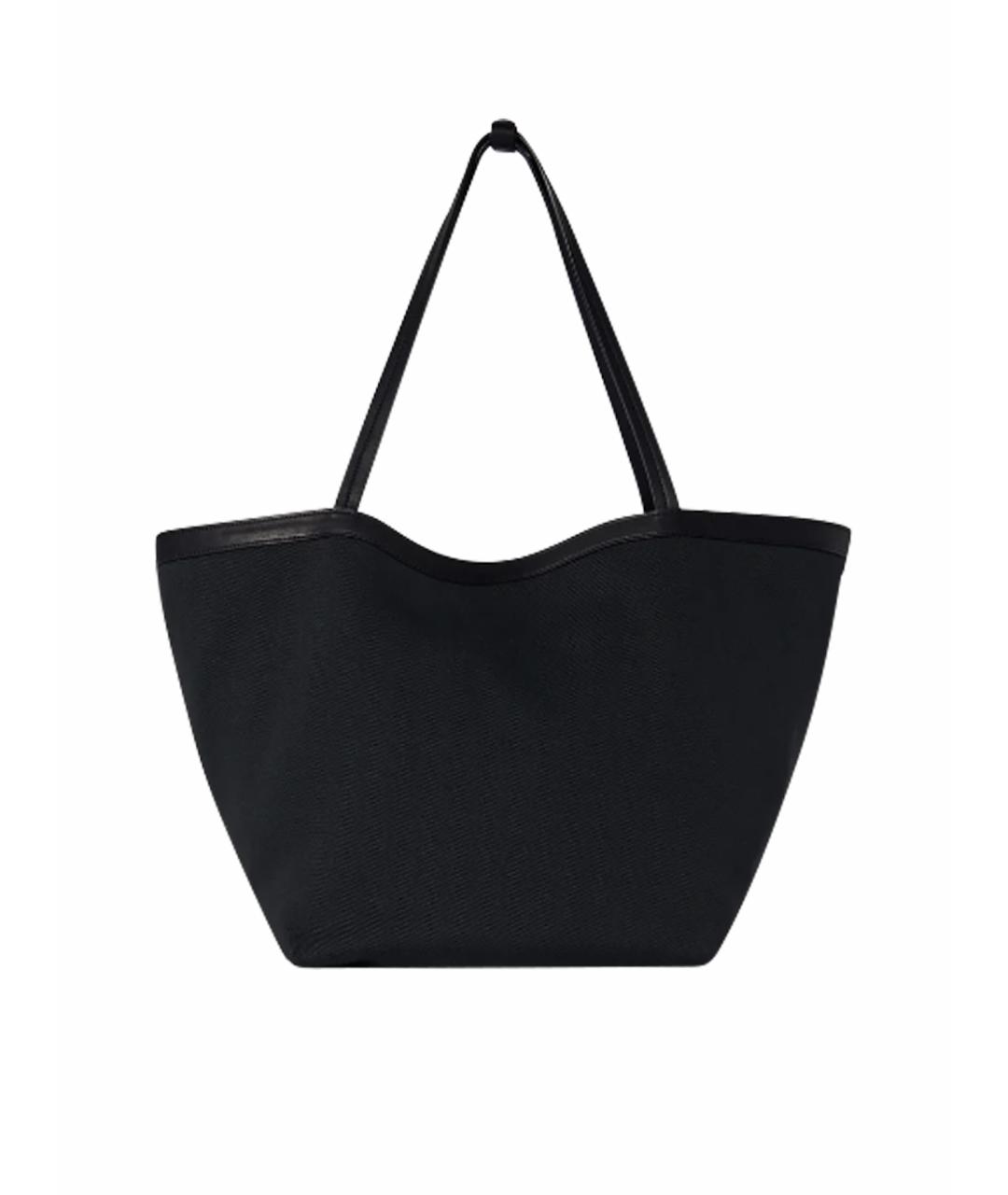 THE ROW Черная тканевая сумка тоут, фото 1