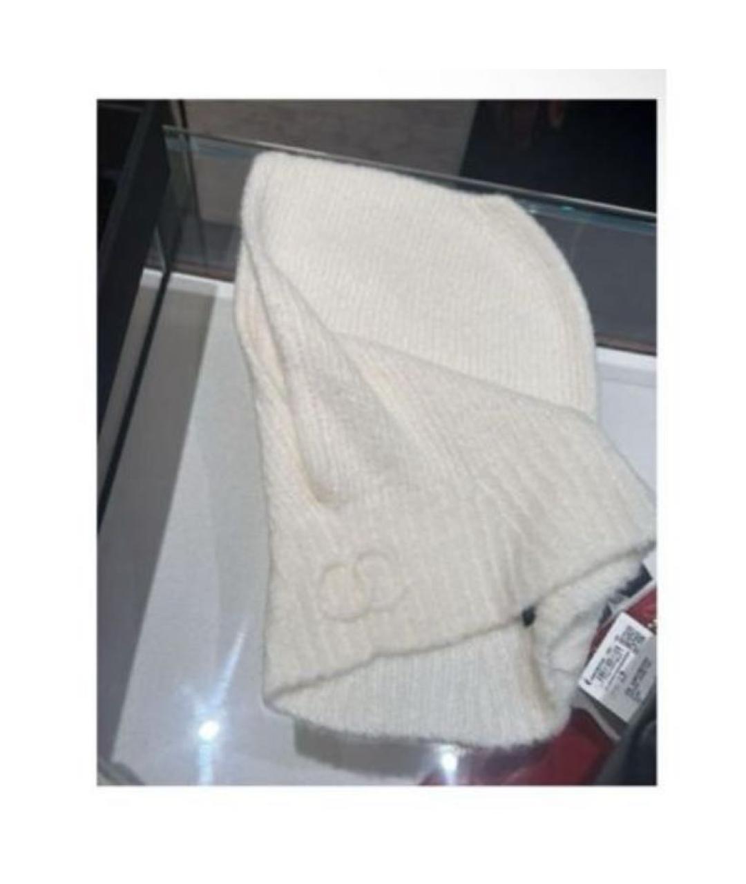 CHANEL Белая шапка, фото 1